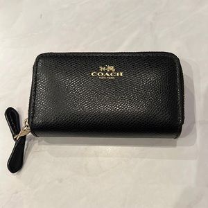 Doubles zip card holder/wallet